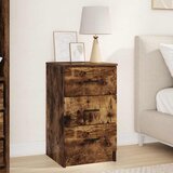 vidaXL Noćni ormar Dimljeni hrast 38 x 38 x 66 cm Konstruirano drvo | shoptok.hr