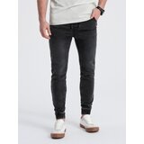 Ombre Men's JOGGER SLIM FIT denim pants - graphite | Shoptok.si