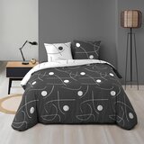 Douceur d intérieur Bijela/tamno siva 3-dijelna posteljina za bračni krevet/za produženi krevet od mikrovlakana 240x220 cm Sonate – | shoptok.hr