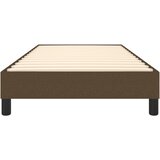  Okvir za krevet s oprugom tamnosmeđi 90x200 cm od tkanine | Eponuda.com