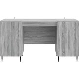  Stol s policom Siva sonoma 142,5 x 50 x 75 cm Konstruirano drvo | Eponuda.ba