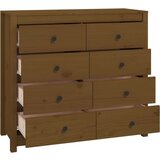  TV omarica medeno rjava 100x40x90 cm trdna borovina, (20654345) | Shoptok.si