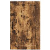 vidaXL Stenska kuhinjska omarica z vrati Dimljeni oreh 50 x 31 x 80 cm | Shoptok.si