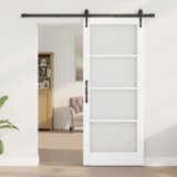  Drsna vrata Bela 83 x 202 cm Les in kovina, (5000121911) | Shoptok.si
