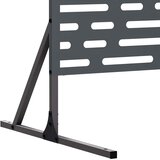  Zaslon za privatnost 100 x 50 x 180 cm Čelik Antracit | shoptok.hr