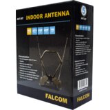 Falcom Antena sobna sa pojačalom, UHF/VHF, crna - ANT-204 | shoptok.hr