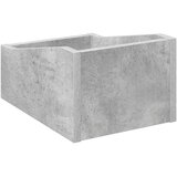  Kutija za LP ploče 2 kom. Betonska siva 23 x 33 x 16 cm | shoptok.hr