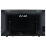 Iiyama Monitor 24" PCAP 10P Touch Screen, 1920x1080, VA panel, Flat Bezel Free Glass Front, DVI, HDMI, Displayport, 215cd/m2 (with touch), USB 2.0-Hub (2xOut), 3000:1 Contrast, 6ms, Built-in Webcam &amp; Microphone - T2435MSC-B2 | Shoptok.si