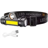 Naglavna lampa 4v1 s magnetom - Crna