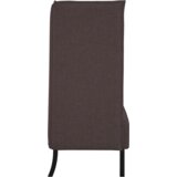  Sofa z visokim naslonom Temno rjava 109x56x121 cm Tkanina, (22094470) | Shoptok.si
