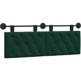  Držeće uzglavlje Zidne Tamnozelena 130 x 55 x 7 cm Baršun - Tamnozelena 120 cm bez LED | shoptok.hr