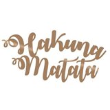 Wallity Zidna dekoracija Hakuna Matata, 70x35 cm, 1.5 mm, Bakar | Eponuda.com