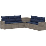  Set sofe 7 kom. Siva i tamnoplava 234 x 234 x 85 cm | Shoptok.si
