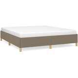 Maison Chic Posteljni okvir - Dvoposteljna postelja - Zakonska postelja brez vzmetnice taupe 180x200 cm blago-J4237, (21769191) | Shoptok.si