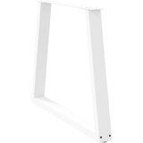  Noge za jedilno mizo v obliki črke V, 3 kosi, bele barve, 70 x (72-73,3) cm, jeklo, (22123599) | Shoptok.si