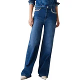 Emme Marella Jeans straight DOPPIA Modra