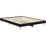  Okvir za krevet crni 140x190 cm konstruirano drvo | shoptok.hr