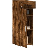  Komoda boja dimljenog hrasta 30x42,5x93 cm konstruirano drvo | shoptok.hr