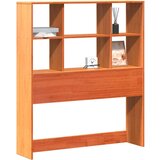 vidaXL Uzglavlje sa spremištem voštano smeđe 90 cm od masivne borovine | shoptok.hr