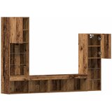 TV ormar S LED lampica 4 pcs Staro drvo Konstruirano drvo | shoptok.hr