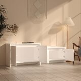 TV ormarić bijeli 146,5 x 35 x 50 cm od konstruiranog drva | shoptok.hr