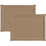  Jastučići za sjedenje 2 pcs Sivosmeđa 47 x 36 x 2 cm Poliester | shoptok.hr
