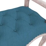  Klop modra 110x45x60 cm žamet | Shoptok.si