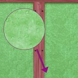  Kavez za zečeve boja kave 117,5x97x47,5 cm od masivne borovine | Eponuda.com