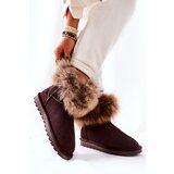 Boto Women's Leather Snow Boots With Eko Fur Brown Alexa | ePonuda.com