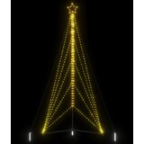 vidaXL Lučke za novoletno jelko 615 LED diod hladno tople bele 404,5cm Cene