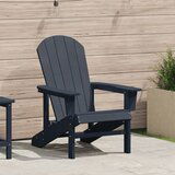 vidaXL Adirondack stol mornarsko plava 74x82x91 cm HDPE | shoptok.hr