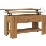 vidaXL Stol za kavu Artisan hrast 101x49x52 cm izrađeno drvo | shoptok.hr