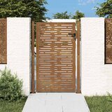  Vrtna vrata 100x125 cm od korten čelika, kvadratni dizajn | shoptok.hr