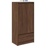 vidaXL Ormarić s ladicom smeđi hrast 55,5x34x119,5 cm | shoptok.hr