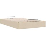 vidaXL Otomanski okvir kreveta bez madraca krem 120x200 cm od tkanine | shoptok.hr
