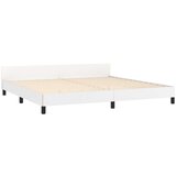  Za krevet s uzglavljem bijeli 200x200 cm od umjetne kože | shoptok.hr