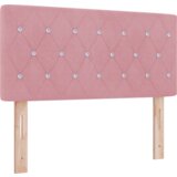 Box Spring Krevet s Madracem Ružičasta Mala Dupla Baršun | shoptok.hr