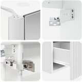  Set ormarića za kupaonicu 5 kom. Bijela Konstruirano drvo | shoptok.hr
