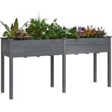  Sadilica s oblogom siva 161x45x76 cm od masivne jelovine | Eponuda.com