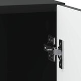  Noćni ormar Crna 43 x 34,5 x 50 cm Konstruirano drvo | shoptok.hr