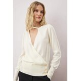 TRENDYOLMILLA ženski duks Twoaw26Kz00253, Ecru-Ecru | Eponuda.com