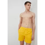 Guess Kopalne kratke hlače rumena barva