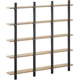  Zidna polica Hrast sonoma 102 x 13.5 x 102 cm Konstruirano drvo | shoptok.hr