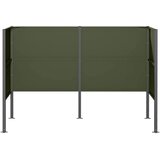  Ekran za kante za smeće 167 x 85 x 113 cm Čelik - Maslinastozelena 167 cm bez uzorka | shoptok.hr