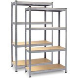 Plonos PL-701 metalni skladišni regali 174 × 80 × 40 cm – set 2 kom | shoptok.hr