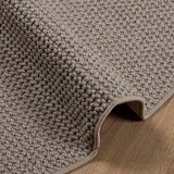  Tepisi za područja Kružni LUGO Sivo-smeđa Ø 200 CM Poliester | shoptok.hr