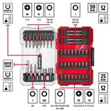 Einhell M-Case 42-del set bitova 25-50mm, 1/4" 25-50mm bit, 2xmag. Nastavak - (49118953) | ePonuda.com
