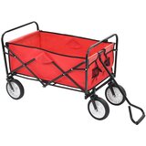  Sklopiva ručna kolica čelična crvena | shoptok.hr