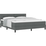  Krevet s opruga kutije Tamno siva 180 x 200 cm tkanina | shoptok.hr