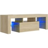 TV ormarić s LED svjetlima boja hrasta sonome 120 x 35 x 40 cm | shoptok.hr
